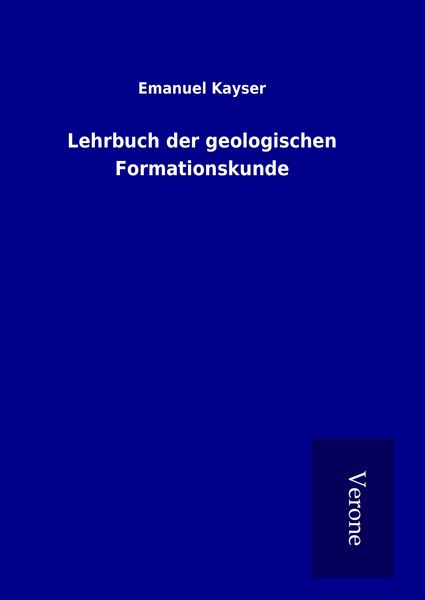 Produktbild: Lehrbuch der geologischen Formationskunde