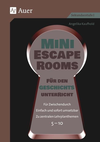 Produktbild: Mini-Escape Rooms f&uuml;r den Geschichtsunterricht