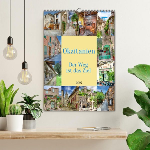 Produktbild: Okzitanien, Der Weg ist das Ziel (Wandkalender 2027 DIN A2 hoch), CALVENDO Monatskalender