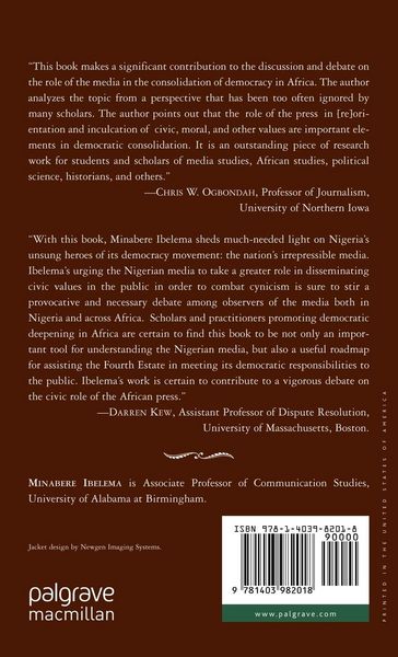 Produktbild: The African Press, Civic Cynicism, and Democracy