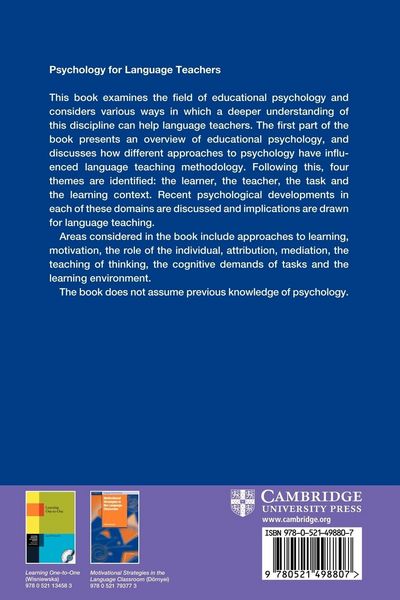 Produktbild: Psychology for Language Teachers