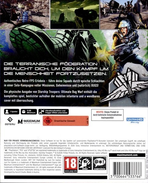 Produktbild: Starship Troopers - Ultimate Bug War!
