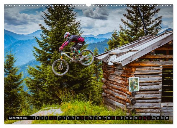 Produktbild: Downhill Action (Wandkalender 2026 DIN A2 quer), CALVENDO Monatskalender