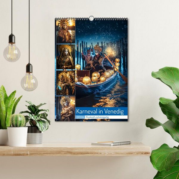 Produktbild: Karneval in Venedig (Wandkalender 2026 DIN A3 hoch), CALVENDO Monatskalender