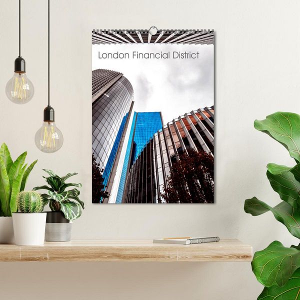 Produktbild: London Financial District (Wandkalender 2026 DIN A3 hoch), CALVENDO Monatskalender