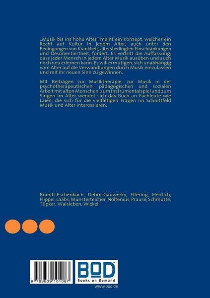 Produktbild: Musik bis ins hohe Alter