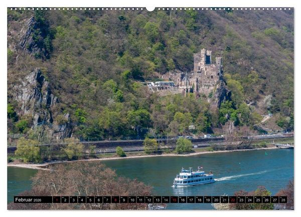 Produktbild: Rheinsteig Impressionen III (Wandkalender 2026 DIN A2 quer), CALVENDO Monatskalender
