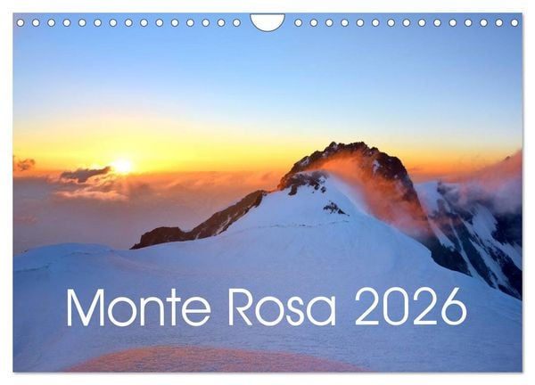 Produktbild: Monte Rosa (Wandkalender 2026 DIN A4 quer), CALVENDO Monatskalender