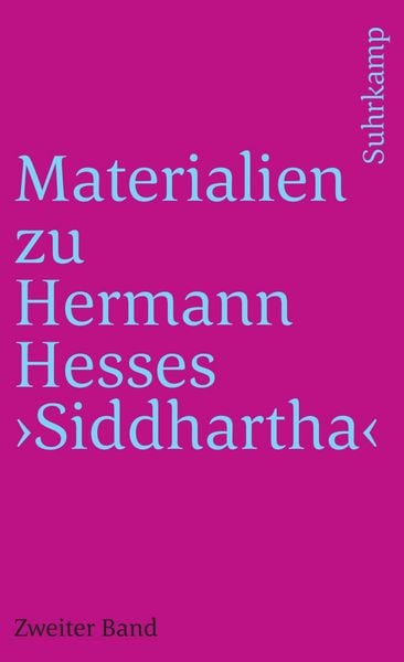 Produktbild: Materialien zu Hermann Hesses &raquo;Siddhartha&laquo;