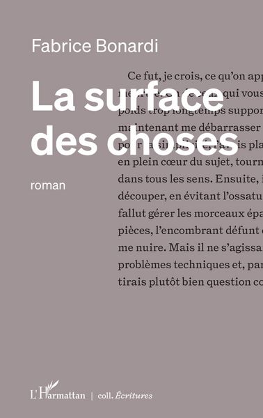 Produktbild: La surface des choses