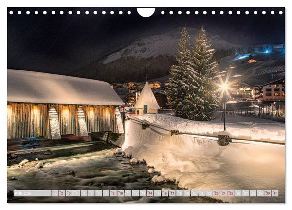 Produktbild: Arlberg - magic of winter (Wandkalender 2026 DIN A4 quer), CALVENDO Monatskalender