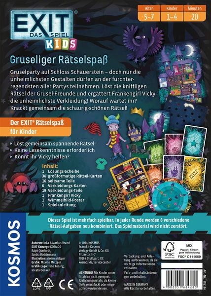 KOSMOS - Exit - Das Spiel - Kids: Gruseliger Rätselspaß