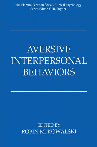 Produktbild: Aversive Interpersonal Behaviors