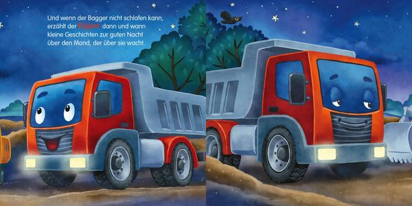 Produktbild: Baby Pixi (unkaputtbar) 138: Mein Baby-Pixi-Buggybuch: Gute Nacht, kleiner Bagger!
