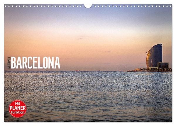 Produktbild: Metropole Barcelona (Wandkalender 2026 DIN A3 quer), CALVENDO Monatskalender