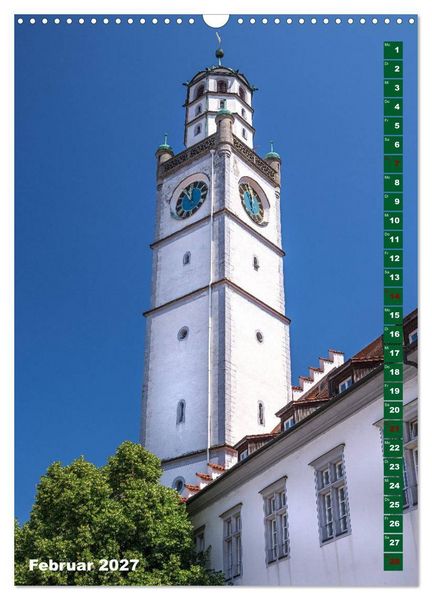 Produktbild: Ravensburg, Stadt der T&uuml;rme (Wandkalender 2027 DIN A3 hoch), CALVENDO Monatskalender
