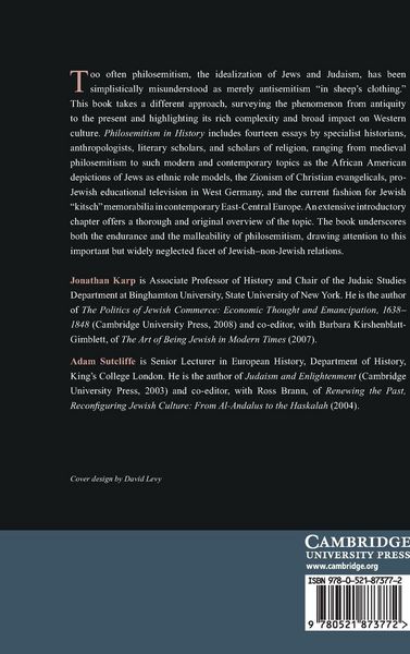 Produktbild: Philosemitism in History