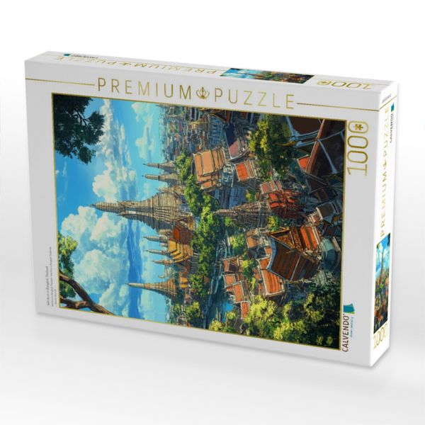 Produktbild: CALVENDO Puzzle Wat Arun in Bangkok Thailand | 1000 Teile Lege-Gr&ouml;&szlig;e 64x48cm Foto-Puzzle f&uuml;r gl&uuml;ckliche Stunden