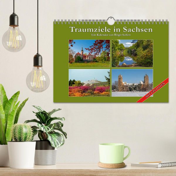 Produktbild: Traumziele in Sachsen (Wandkalender 2026 DIN A4 quer), CALVENDO Monatskalender