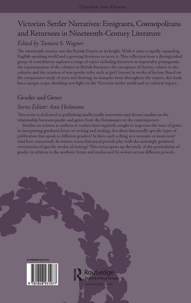 Produktbild: Victorian Settler Narratives