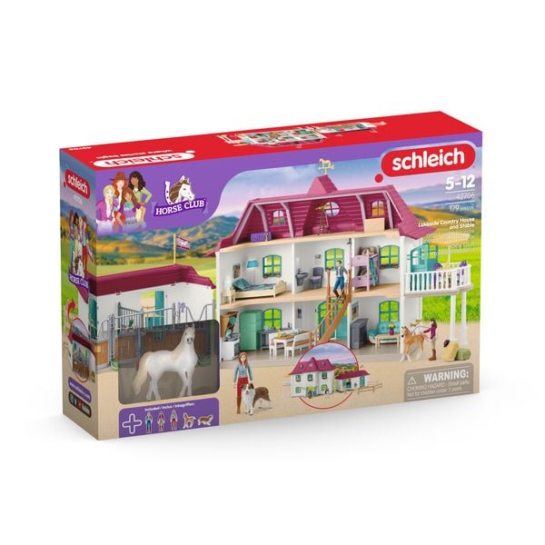 Produktbild: schleich&reg; 42706 Lakeside Wohnhaus mit Stall, 179 Teile
