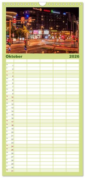 Produktbild: Familienplaner 2026 - Das Baltikum - Unterwegs in faszinierenden Kulturlandschaften mit 5 Spalten (Wandkalender, 21 x 45 cm) CALVENDO