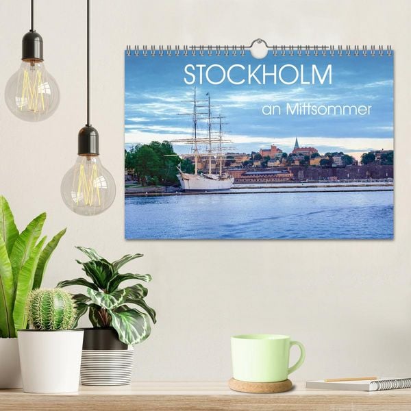 Produktbild: Stockholm an Mittsommer (Wandkalender 2026 DIN A4 quer), CALVENDO Monatskalender