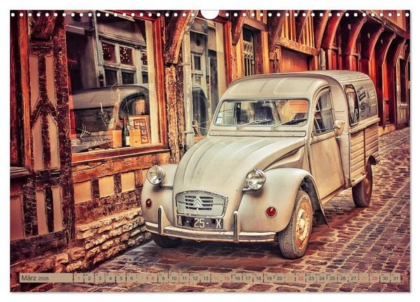Produktbild: Die Legende - die Ente, Citro&euml;n 2CV (Wandkalender 2026 DIN A3 quer), CALVENDO Monatskalender