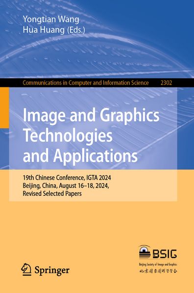 Produktbild: Image and Graphics Technologies and Applications