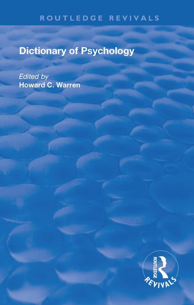 Produktbild: Dictionary of Psychology