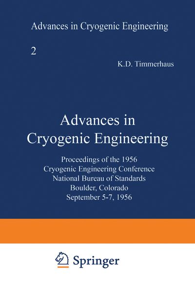 Produktbild: Advances in Cryogenic Engineering