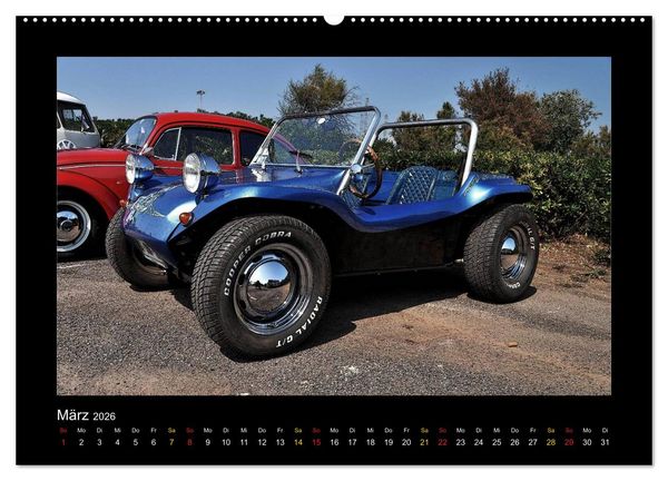 Produktbild: Buggys - die Kultautos der 80er (Wandkalender 2026 DIN A2 quer), CALVENDO Monatskalender