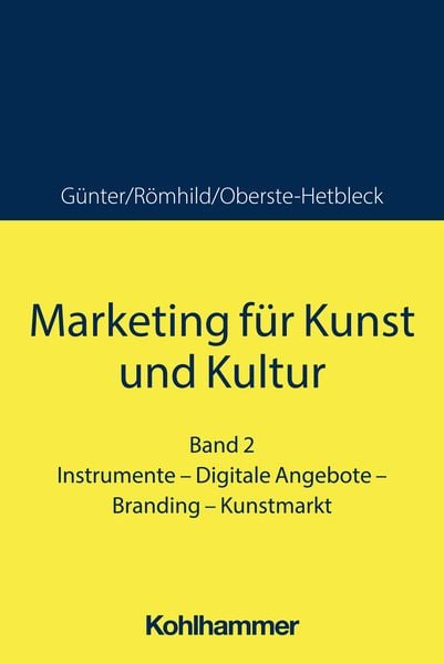 Produktbild: Marketing f&uuml;r Kunst und Kultur