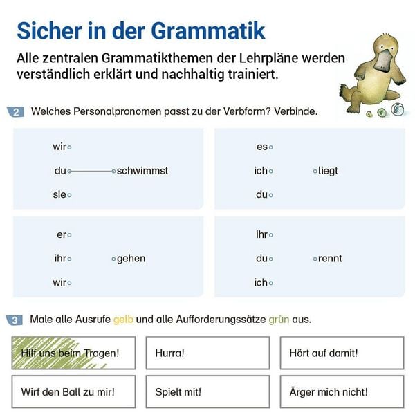 Produktbild: Grammatik mit Rico Schnabel, Klasse 3