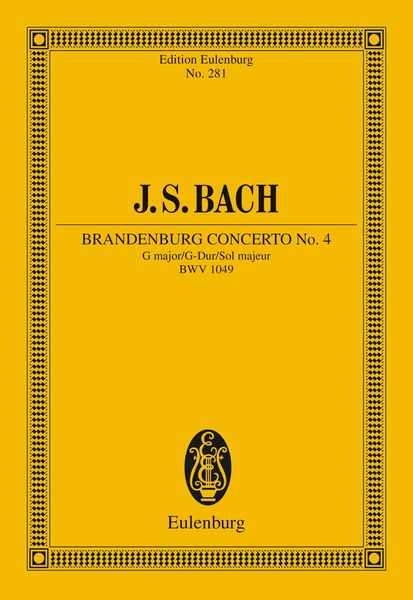 Produktbild: Brandenburg Concerto No. 4 G major