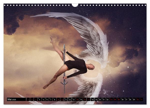 Produktbild: Pole Dance Engel (Wandkalender 2026 DIN A3 quer), CALVENDO Monatskalender