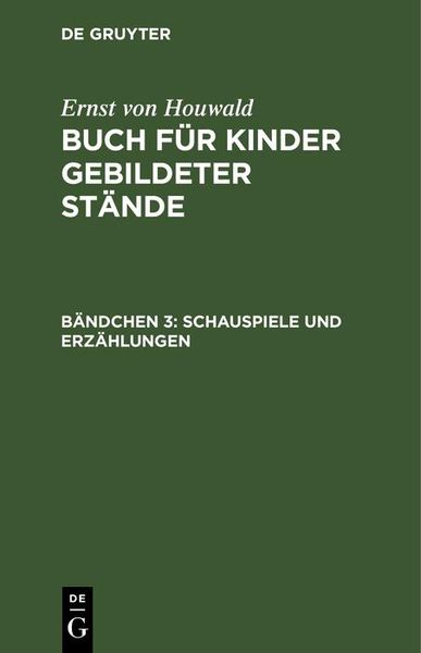 Produktbild: Schauspiele und Erz&auml;hlungen