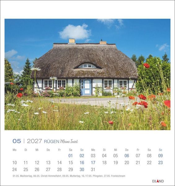 Produktbild: R&uuml;gen Postkartenkalender 2027 - Meine Insel