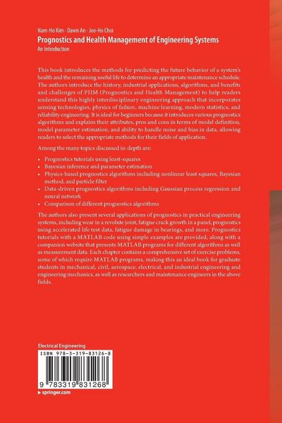 Produktbild: Prognostics and Health Management of Engineering Systems
