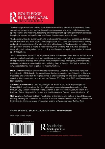 Produktbild: Routledge Handbook of Elite Sport Performance