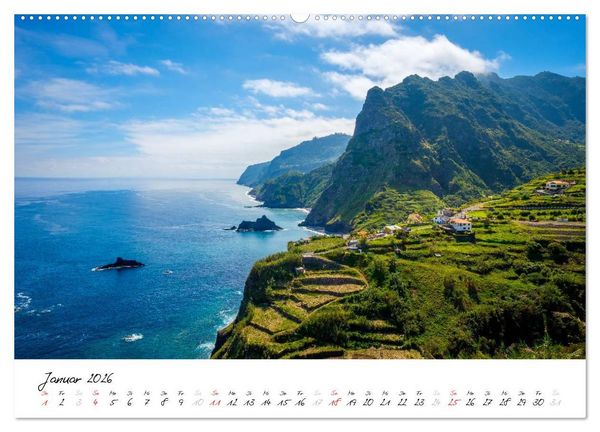Produktbild: Madeira - ewiger Fr&uuml;hling (hochwertiger Premium Wandkalender 2026 DIN A2 quer), Kunstdruck in Hochglanz