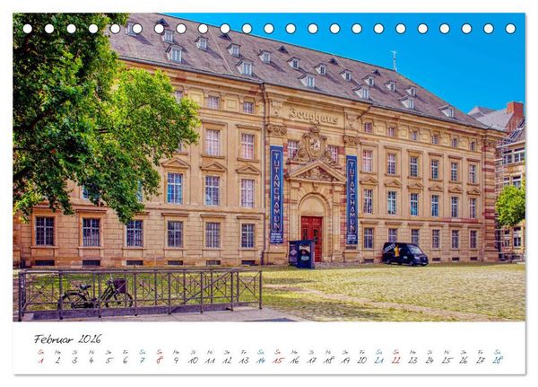 Produktbild: Mannheim - Die Stadt im Quadrat (Tischkalender 2026 DIN A5 quer), CALVENDO Monatskalender