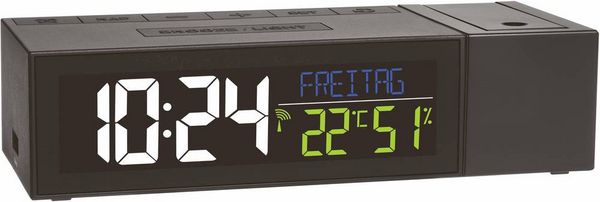 Produktbild: TFA Dostmann Show 60.5014.01 Funk Wecker digital Schwarz