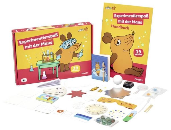 Produktbild: FRANZIS 67232 - Die Maus Experimentierspa&szlig; mit der Maus. Mehr als 20 Versuche! F&uuml;r Kinder ab 7 Jahren