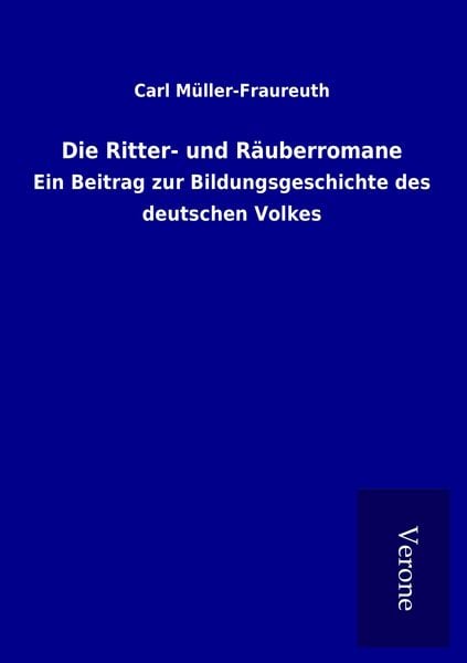 Produktbild: Die Ritter- und R&auml;uberromane
