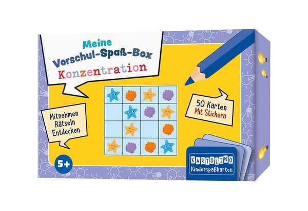 Meine Vorschul-Spaß-Box: Konzentration, Sonstige von , Circon Verlag GmbH, 978-3-7901-0024-2