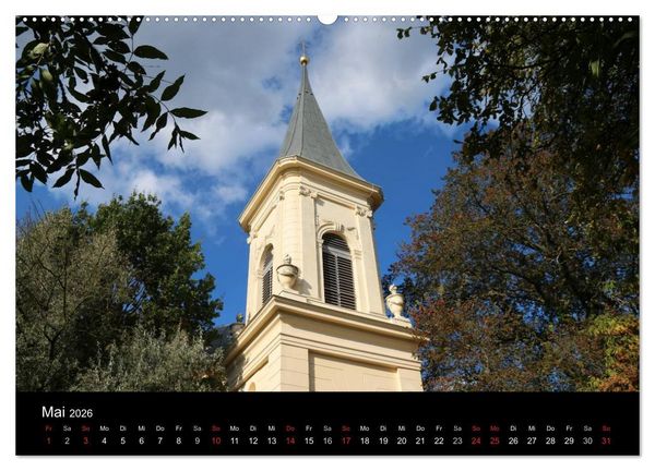 Produktbild: Evangelische Kirchen um Potsdam 2026 (hochwertiger Premium Wandkalender 2026 DIN A2 quer), Kunstdruck in Hochglanz