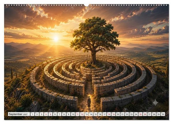 Produktbild: Zwischen Ausgang und Unendlichkeit (Wandkalender 2027 DIN A2 quer), CALVENDO Monatskalender