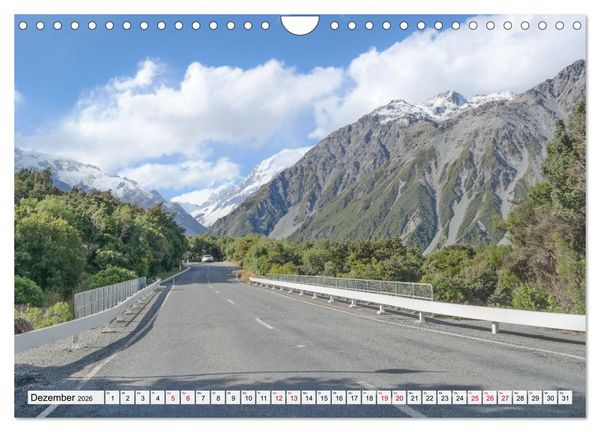 Produktbild: Sehnsuchtsziel Neuseeland (Wandkalender 2026 DIN A4 quer), CALVENDO Monatskalender