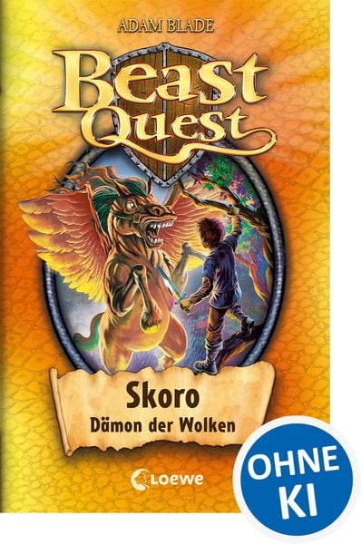 Skoro Dämon der Wolken / Beast Quest Band 14, Gebundene Ausgabe von Adam Blade, Loewe, 978-3-7855-7085-2
